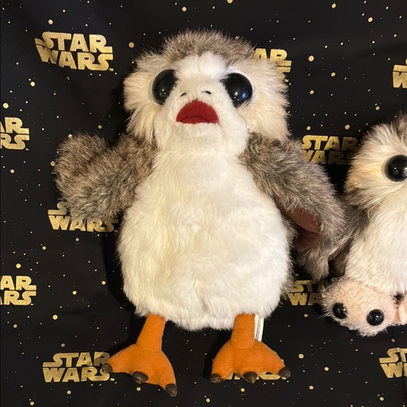 4 Star Wars Porgs Babies The Last Jedi Plush Set - Picture 3 of 8